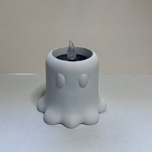 Cute White Ghost LED Candle Holder